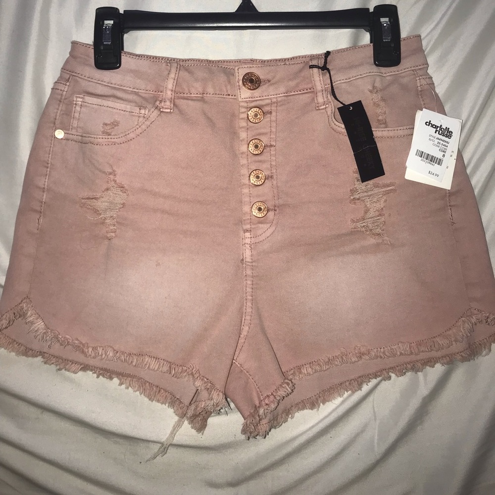 Refuge Hi-Rise Cheeky Short Pink